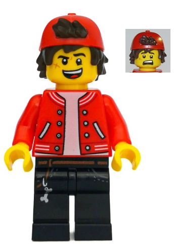Jack Davids - Red Jacket with Backwards Cap (hs047)
