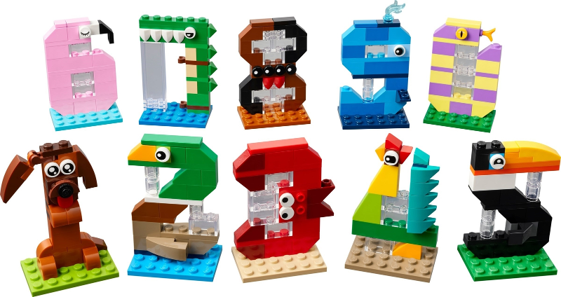 40807 Birthday Numbers (Retired) LEGO Seasonal