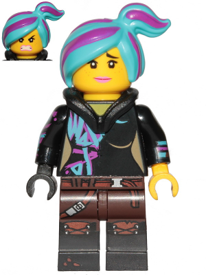 Lucy Wyldstyle with Hood Folded Down, Raised Eyebrows / Furious (tlm207)