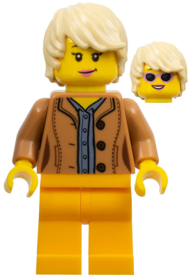 Female, Medium Nougat Jacket, Bright Light Orange Legs, Tan Hair (bdp046)