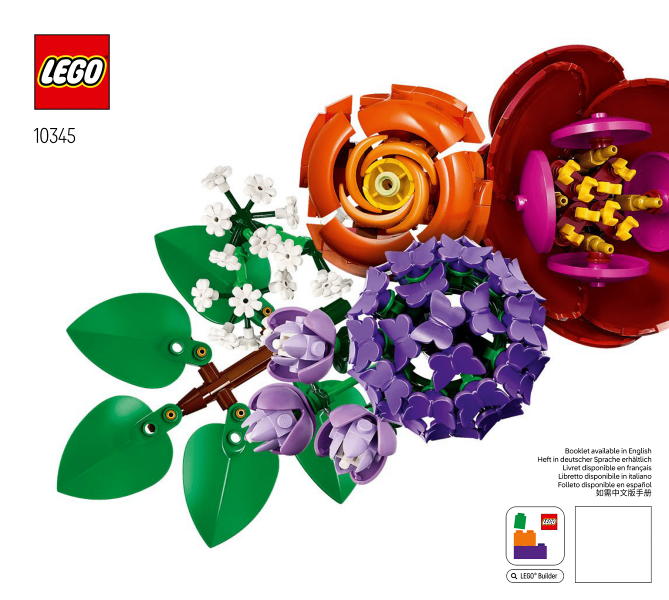 10345 Flower Arrangement (Used) LEGO Botanicals