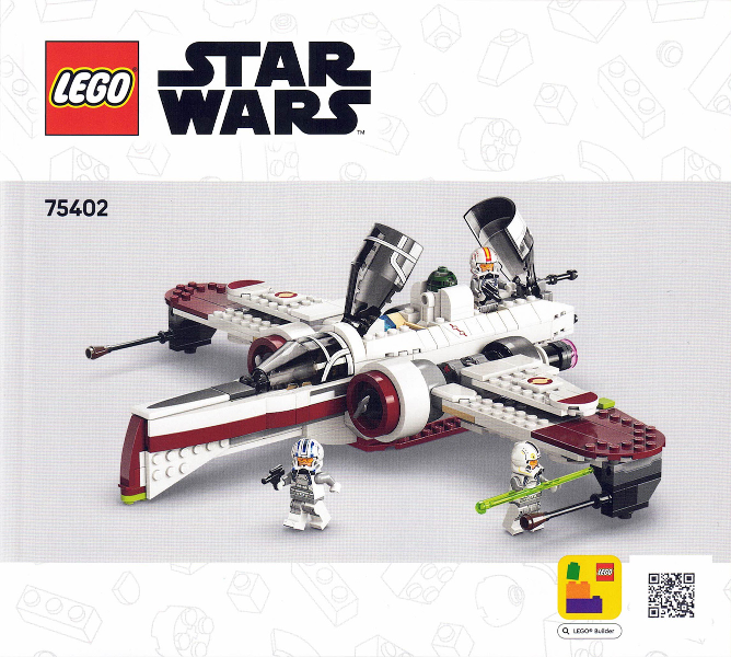 75402 ARC-170 Starfighter (Used) LEGO Star Wars