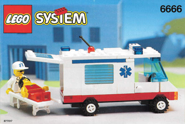6666 Ambulance (Certified) LEGO Town