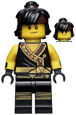 Cole - The LEGO Ninjago Movie, Arms with Cuffs, Hair (njo0323)