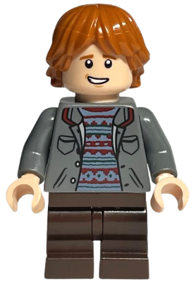 Ron Weasley - Dark Bluish Gray Jacket (hp382)