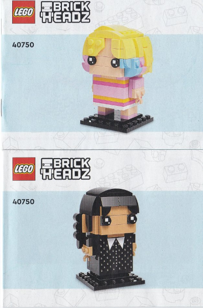40750 Wednesday & Enid (Used) LEGO BrickHeadz