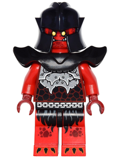 Crust Smasher - Armored Chest, Red Legs, Black Shoulder Pads Armor (nex043)