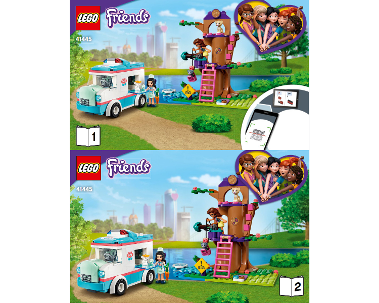 41445 Vet Clinic Ambulance (Certified) LEGO Friends