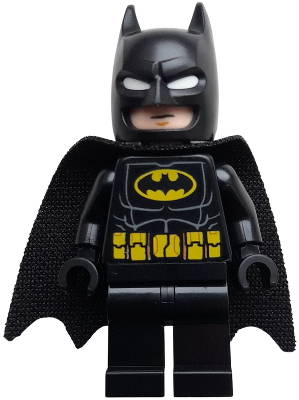 Batman - Black Suit, Yellow Belt with Medium Nougat Details, Cowl with White Eyes (sh1005)