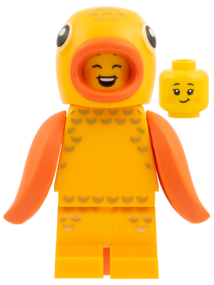 Goldfish Costume Fan (Minifigure Only) (col463)