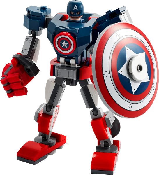76168 Captain America Mech Armor (Retired) LEGO Marvel