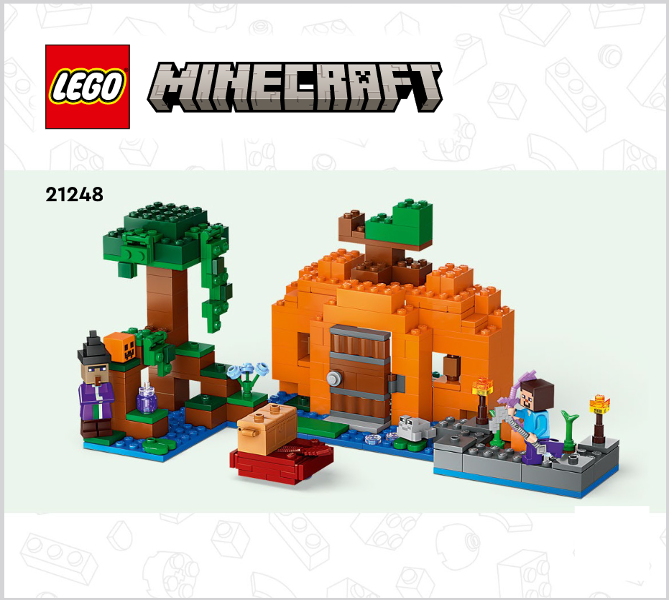 21248 The Pumpkin Farm (Used) LEGO Minecraft