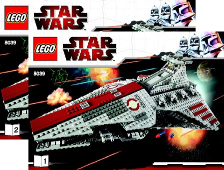 8039 Venator-Class Republic Attack Cruiser (Used) LEGO Star Wars