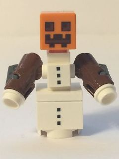Snow Golem - Stud Shooter Arms, Narrow Torso (min023)