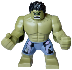Hulk - Giant, Sand Blue Pants with Lavender Panels, Raging with Open Mouth (sh0966)