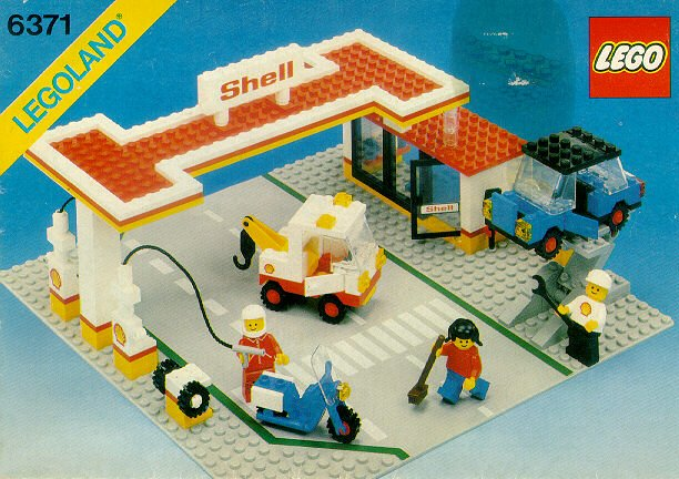 6371 Shell Service Station (Certified) LEGO Town