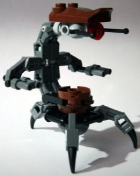 Droideka (Destroyer Droid) - Dark Bluish Gray Arms Mechanical (sw0348)