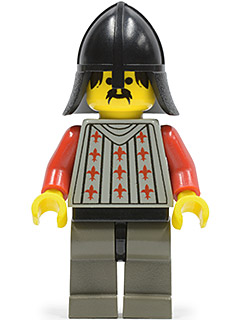 Fright Knights - Knight 2, Black Neck-Protector (cas026)