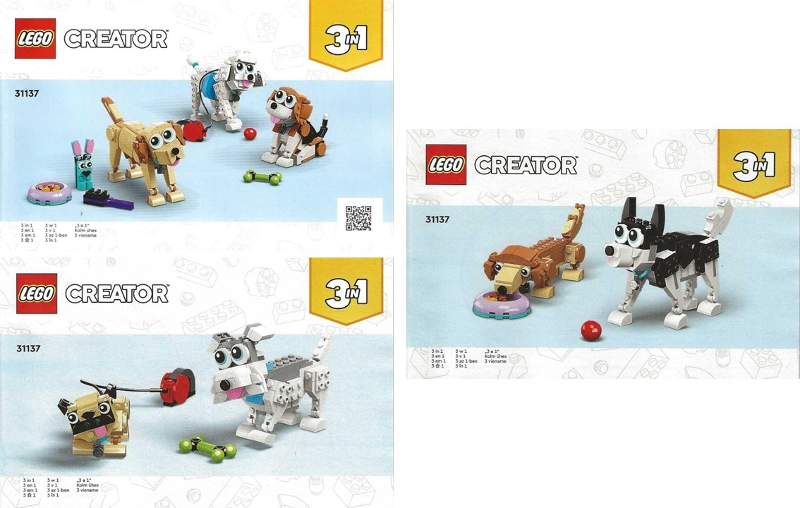 31137 Adorable Dogs (Certified) LEGO Creator