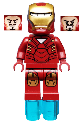 Iron Man - Mark 6 Armor, Small Helmet Visor, Foot Repulsors (sh0015)