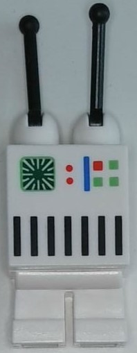 Classic Space Droid - White with Computer Panel (The Visitor's Droid) (sp137)