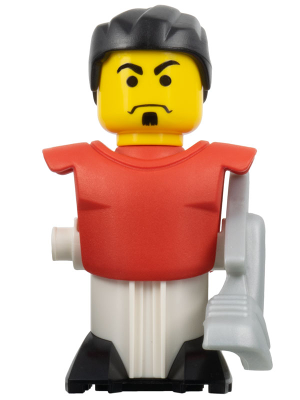 McDonald's Sports Soccer Player - Red Torso and White Base without Stickers (soc152)