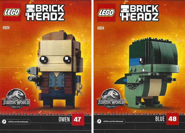 41614 Owen & Blue (Used) LEGO BrickHeadz