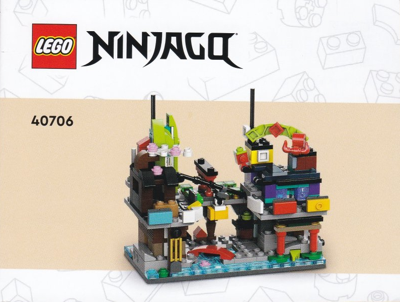 40706 Micro NINJAGO City Markets (Certified) LEGO Ninjago
