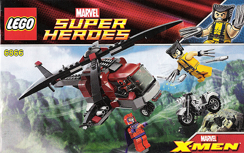 6866 Wolverine's Chopper Showdown (Certified) LEGO Super Heroes