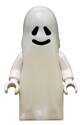 Ghost with 1 x 2 Plate and 1 x 2 Brick as Legs (gen002)