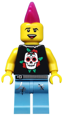 Punk Rocker (Minifigure Only) (col052)