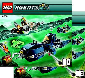 8636 Deep Sea Quest (Certified) LEGO Agents