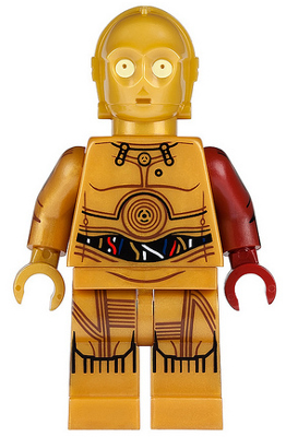 C-3PO - Dark Red Arm (sw0653)