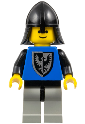 Black Falcon - Light Gray Legs with Black Hips, Black Neck-Protector (cas103)