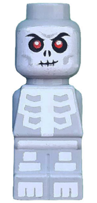 Microfigure Ninjago Skeleton Light Bluish Gray (4615582) (85863pb053)