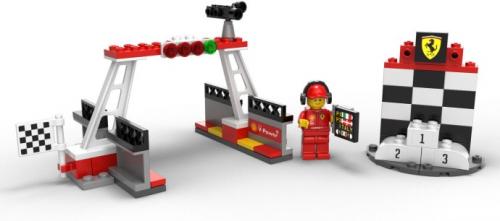 40194 Finish Line & Podium (Certified) LEGO Shell