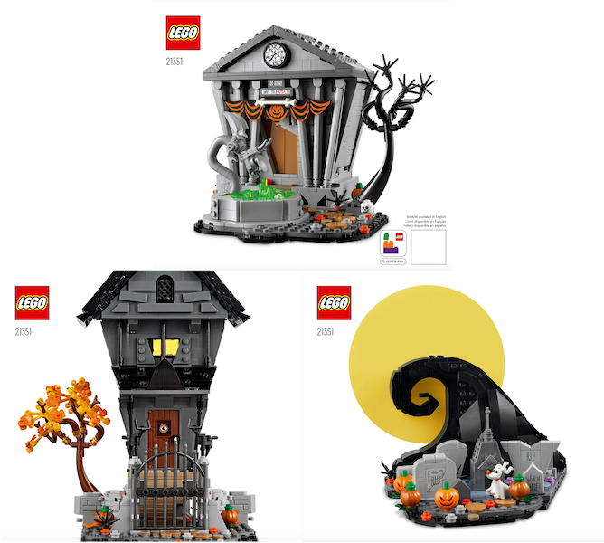 21351 Tim Burton's The Nightmare Before Christmas (Used) LEGO Ideas
