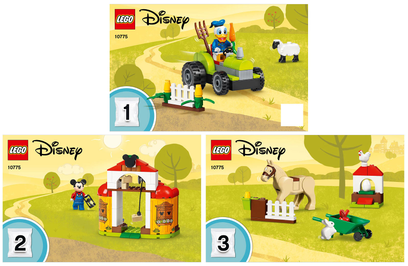10775 Mickey Mouse & Donald Duck's Farm (Certified) LEGO Disney