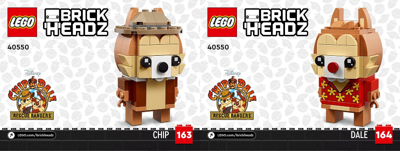 40550 Chip & Dale (Used) LEGO BrickHeadz
