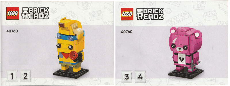40760 Adventure Peely & Cuddle Team Leader (Certified) LEGO BrickHeadz