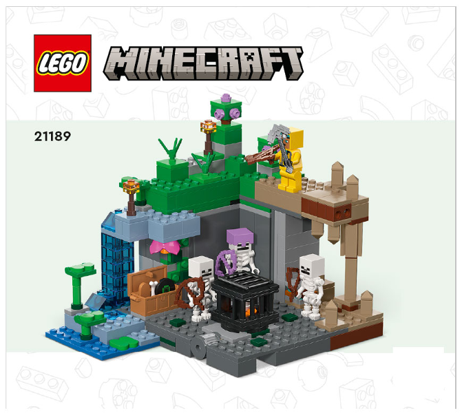 21189 The Skeleton Dungeon (Used) LEGO Minecraft