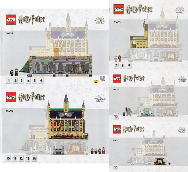 76435 Hogwarts Castle: The Great Hall (Used) LEGO Harry Potter