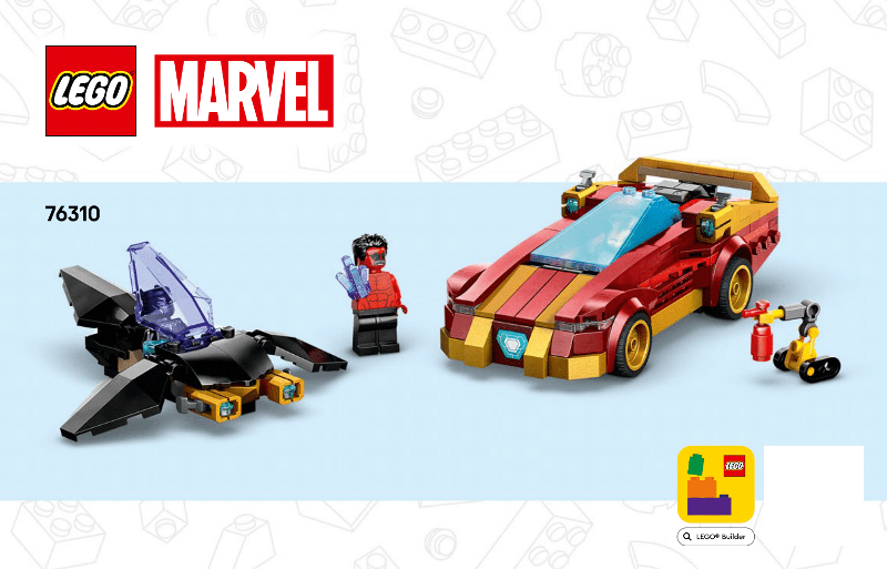 76310 Iron Man Car & Black Panther vs. Red Hulk (Used) LEGO Super Heroes