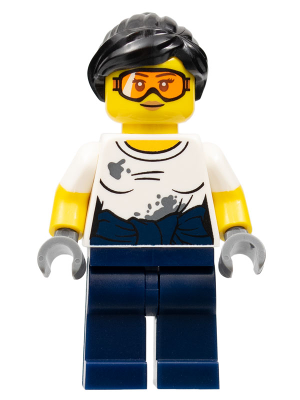 City Jungle Mechanic Female (Minifigure Only) (col310)