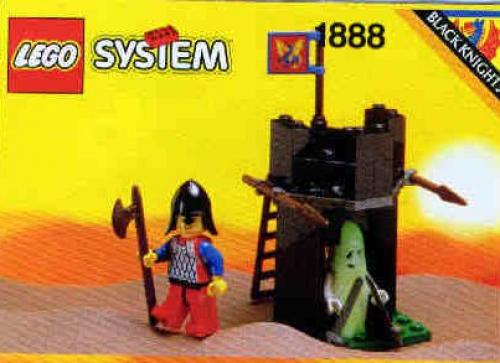 1888 Black Knight's Guardshack (Used) LEGO Castle