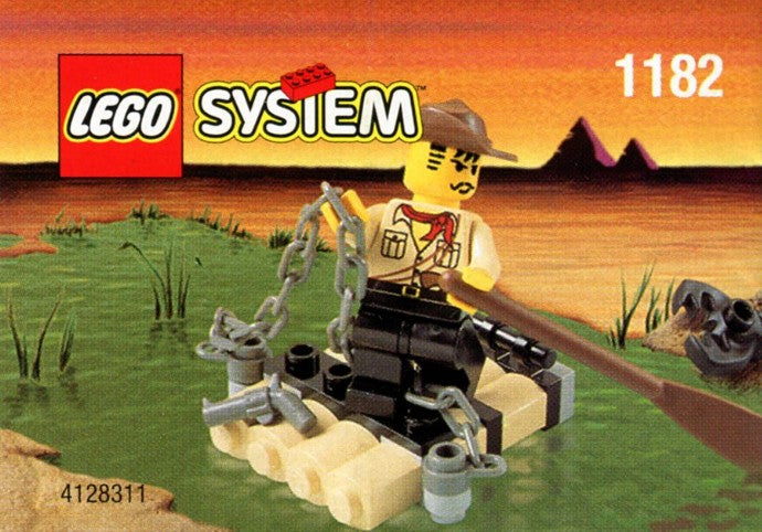 1182 Adventurers Raft (Used) LEGO Adventurers