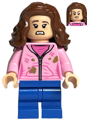 Hermione Granger - Bright Pink Jacket with Stains, Angry / Scared Head (hp365)