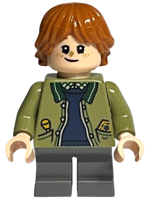 Ron Weasley - Olive Green Jacket, Dark Blue Sweater (hp376)