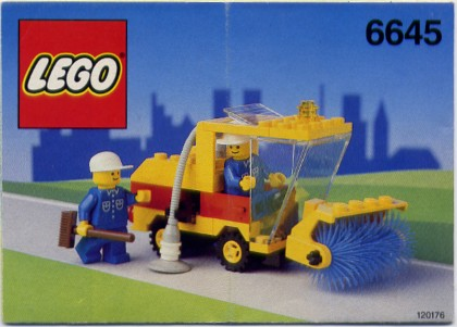 6645 Street Sweeper (Certified) LEGO Town