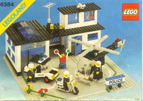 6384 Police Station (Used) LEGO Town